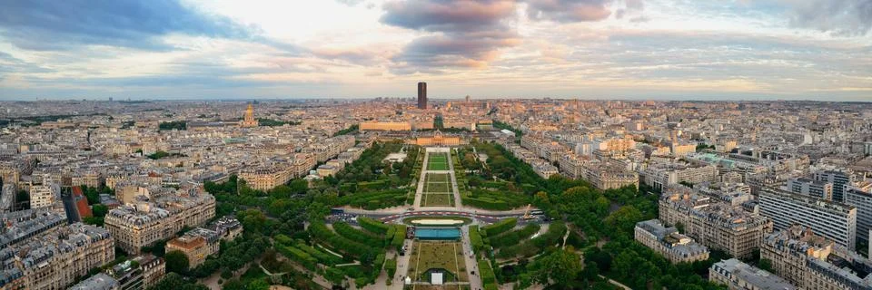 Paris Rooftop Stock Photos