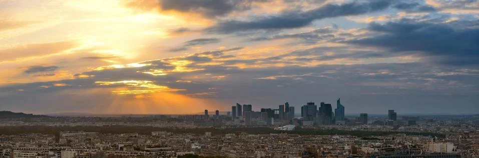 Paris Rooftop Foto stock