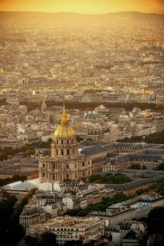 Paris rooftop 写真素材