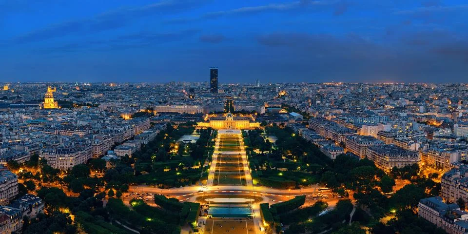 Paris Rooftop Stock Photos