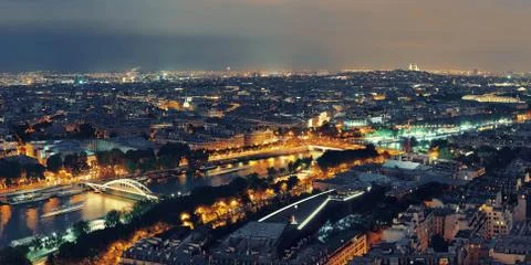 Paris Rooftop Stock Photos