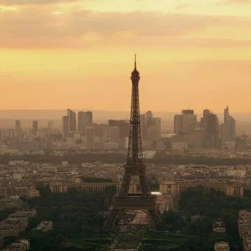 Paris rooftop Stock Photos