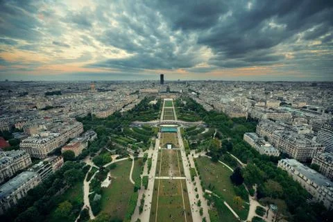 Paris Rooftop 写真素材