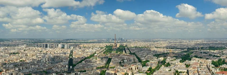 Paris rooftop Stock Photos