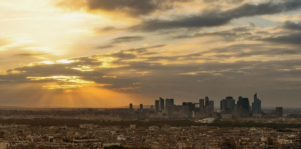 Paris Rooftop Stock Photos