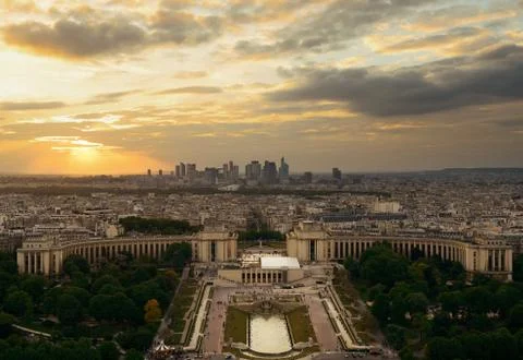 Paris Rooftop 写真素材