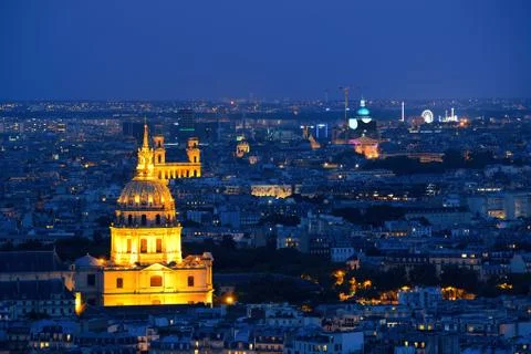Paris Rooftop 写真素材