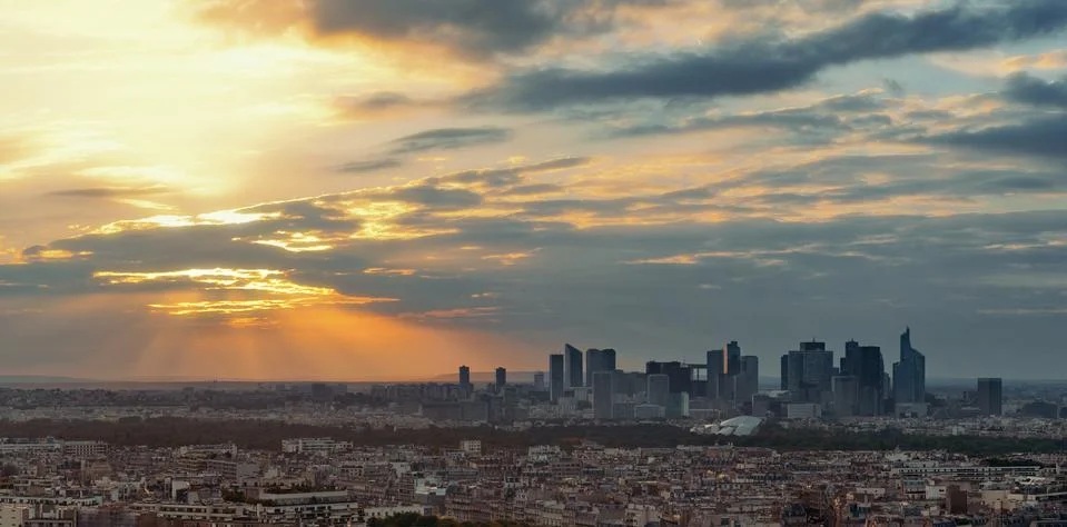 Paris Rooftop Stock Photos