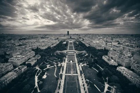 Paris Rooftop Stock Photos