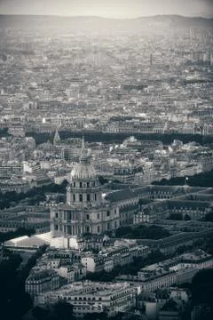 Paris rooftop Stock Photos