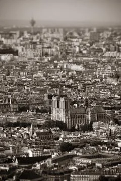 Paris rooftop 写真素材