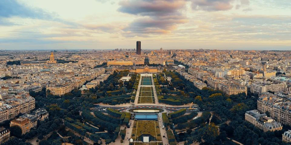 Paris Rooftop Stock Photos