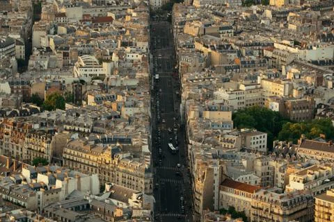 Paris rooftop Stock Photos