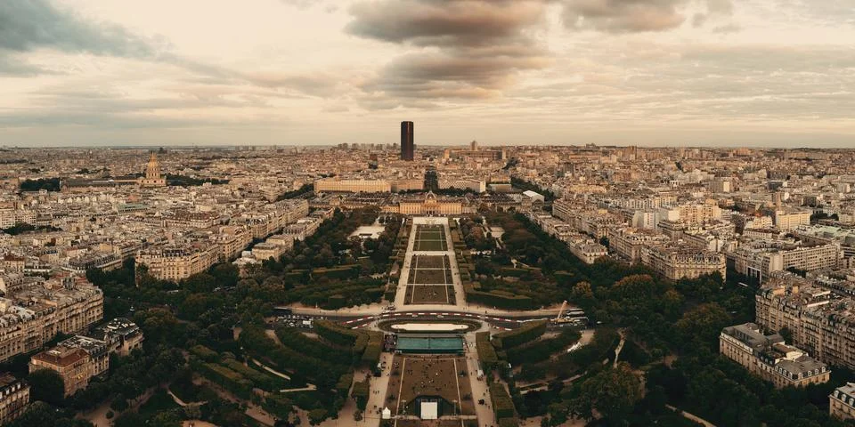 Paris Rooftop Stock Photos