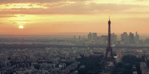 Paris rooftop 写真素材