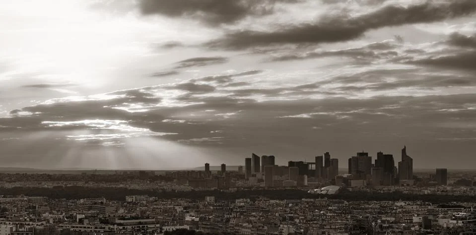 Paris Rooftop Foto stock