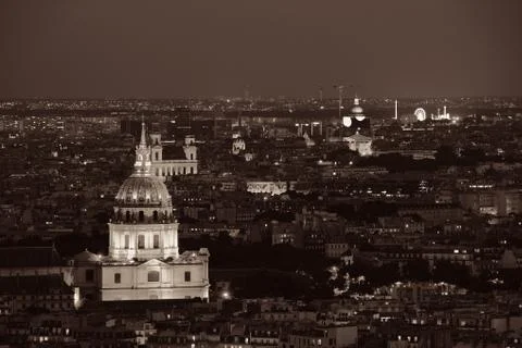 Paris Rooftop Stock Photos
