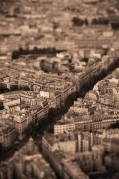 Paris rooftop Stock Photos