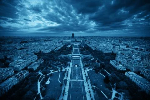 Paris Rooftop Stock Photos