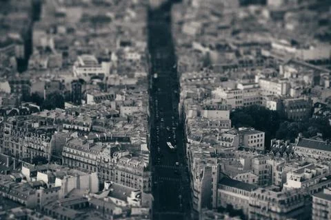 Paris rooftop Fotos Stock