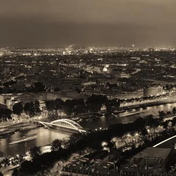 Paris Rooftop Stock Photos