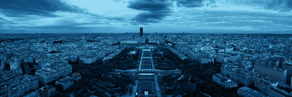 Paris Rooftop Stock Photos