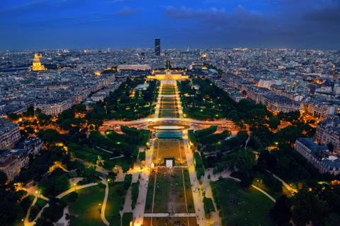 Paris Rooftop Foto stock