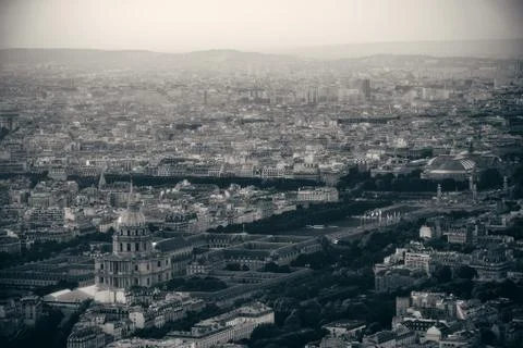 Paris rooftop Foto stock