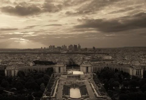 Paris Rooftop Stock Photos
