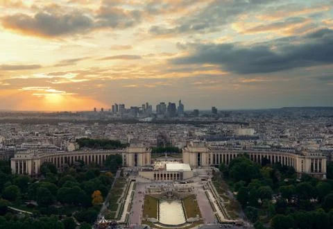 Paris Rooftop Stock Photos