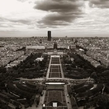 Paris Rooftop 写真素材