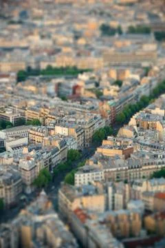 Paris rooftop 写真素材