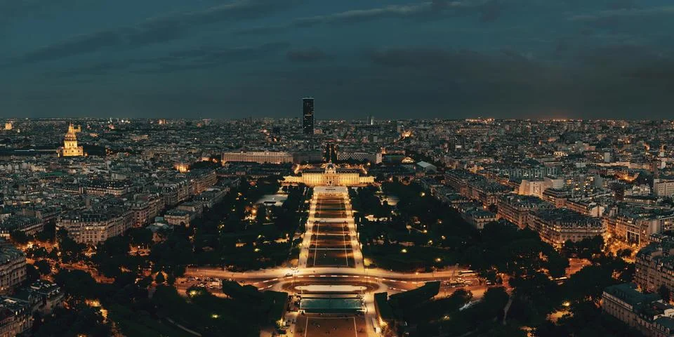 Paris Rooftop Stock Photos