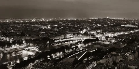 Paris Rooftop Foto stock