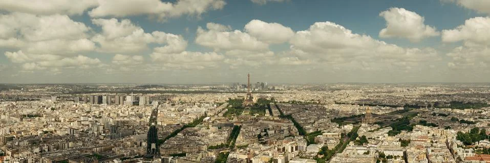 Paris rooftop Stock Photos