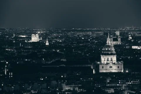 Paris Rooftop Stock Photos