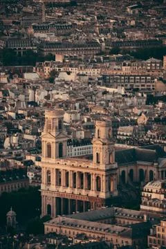 Paris rooftop Foto stock
