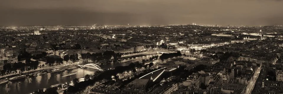 Paris Rooftop Stock Photos
