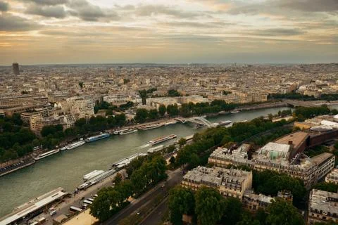 Paris Rooftop Stock Photos