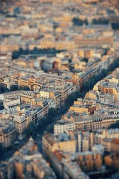 Paris rooftop Stock-Fotos