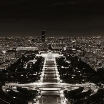 Paris Rooftop Foto stock
