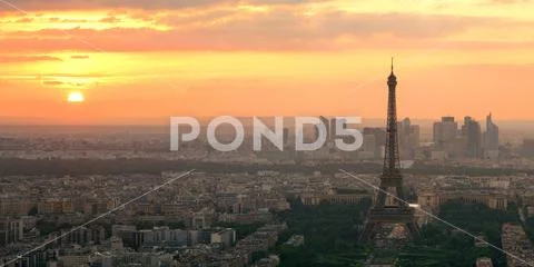 Paris rooftop Stock Photos