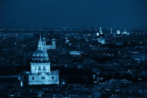 Paris Rooftop Stock Photos