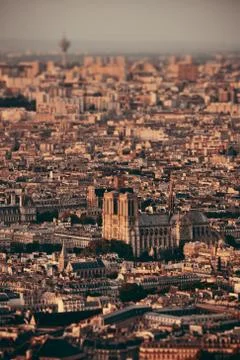 Paris rooftop Stock Photos