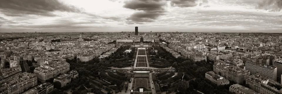 Paris Rooftop Stock Photos