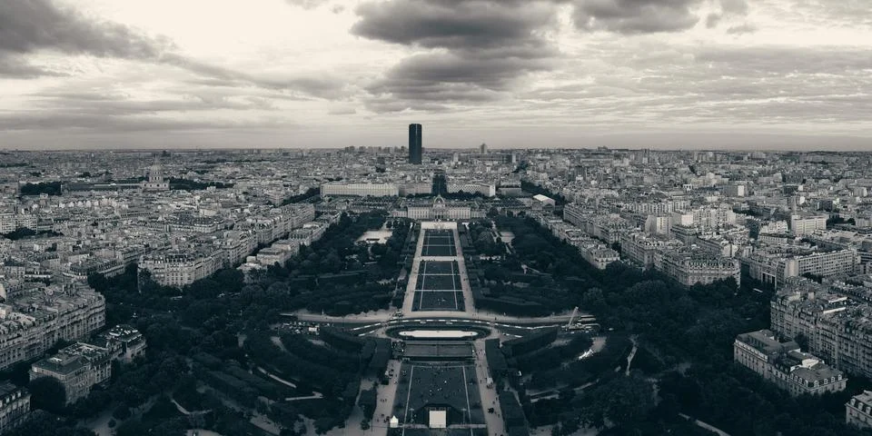 Paris Rooftop Stock Photos