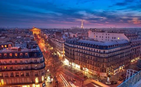 Paris Rooftop Stock Photos