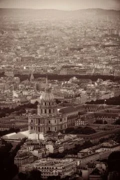 Paris rooftop Fotos Stock