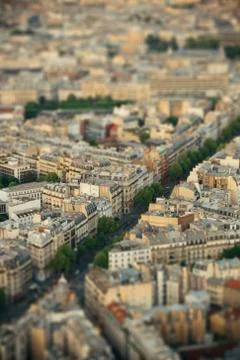 Paris rooftop Stock Photos