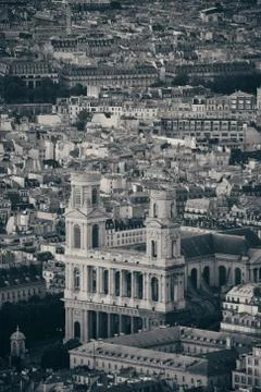 Paris rooftop 写真素材